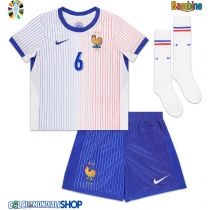 Maglie da calcio Francia Eduardo Camavinga #6 Seconda Maglia Bambino Europei 2024 Manica Corta (+ Pantaloni corti)